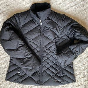 Eddie Bauer Women's Black Petite Large Down Jacket